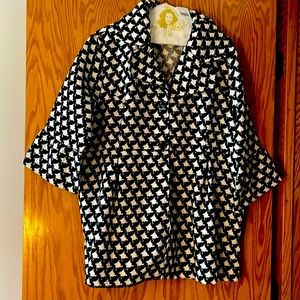 Stylish Black and White Women's Jacket